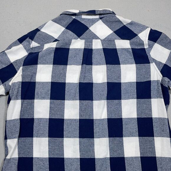 Woolrich Shirt Womens Size XXL Blue Plaid Plus Flannel Button Up Long Sleeve - Picture 9 of 10